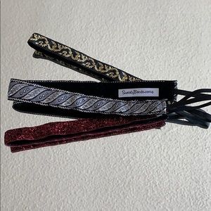 Three Pack of Patterned Sweaty Bands
